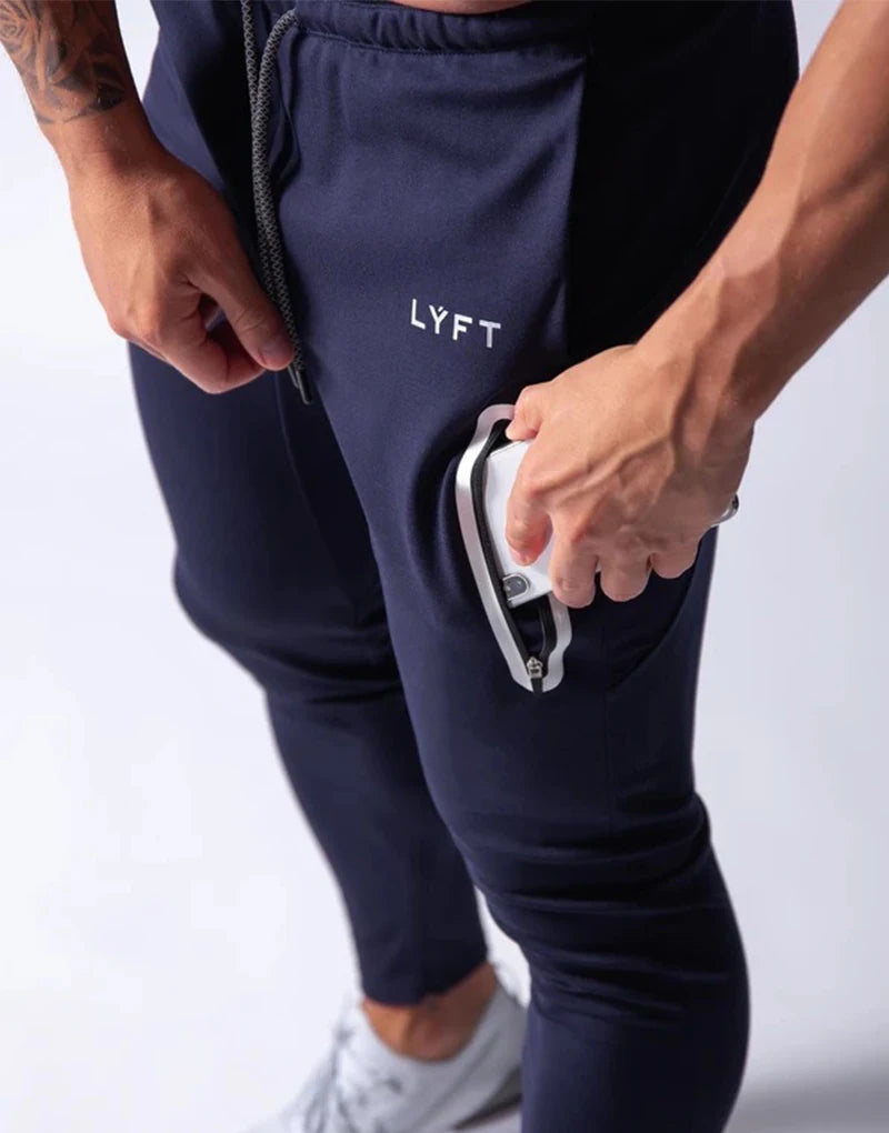 Men's Gym Pants With Side Zipper (LYFT)