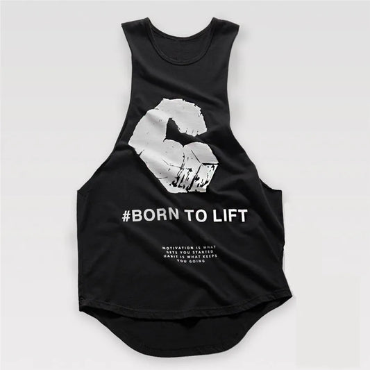 "BORN TO LIFT" Men's Gym Tank Top