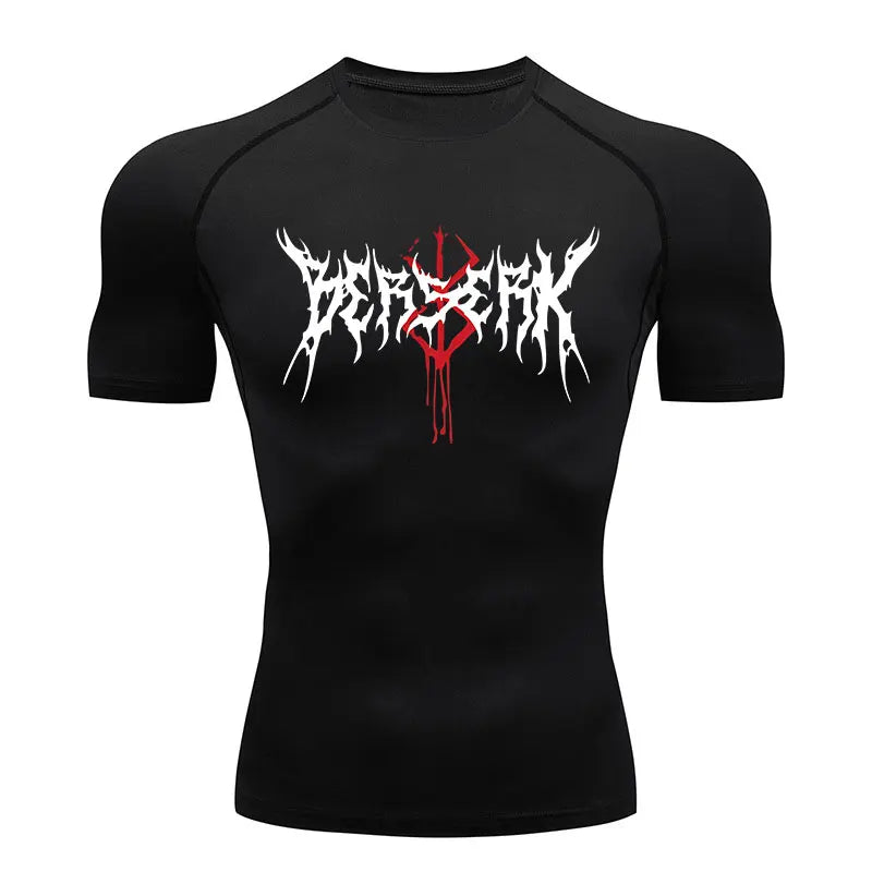 Anime Berserk Compression T-shirt (Short Sleeve)