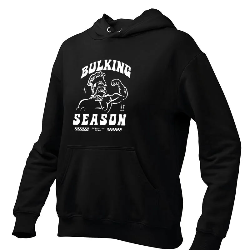 "BULKING SEASON" Men's Gym Hoodie