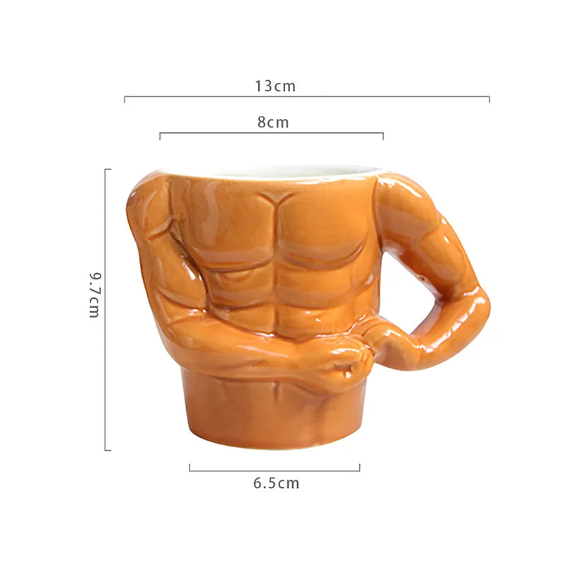 Muscle Ceramic Pectorale Mug