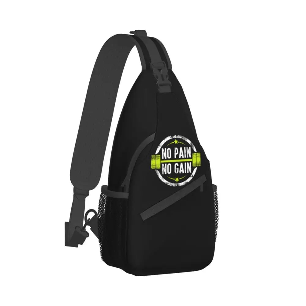 Men's Gym Shoulder Crossbody Chest Backpack