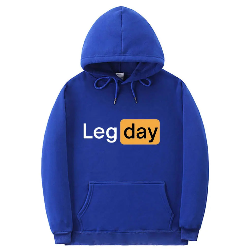 "LEG DAY" Men's Gym Hoodie