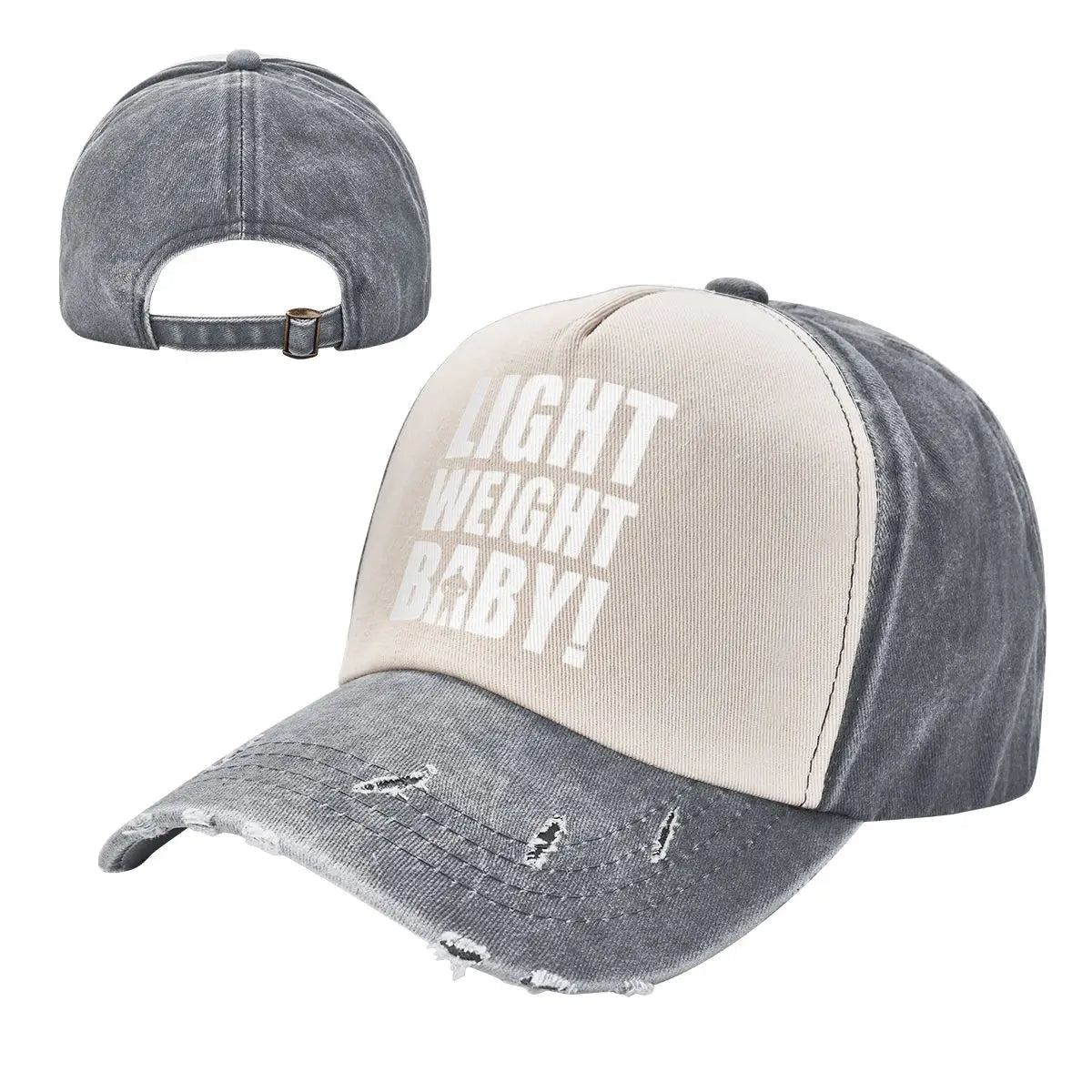 "LIGHTWEIGHT BABY" Distressed Hat (UNISEX)