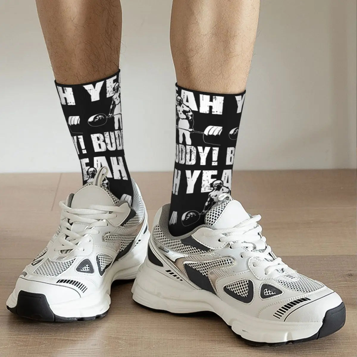 "YEAH BUDDY" Gym Socks (UNISEX)