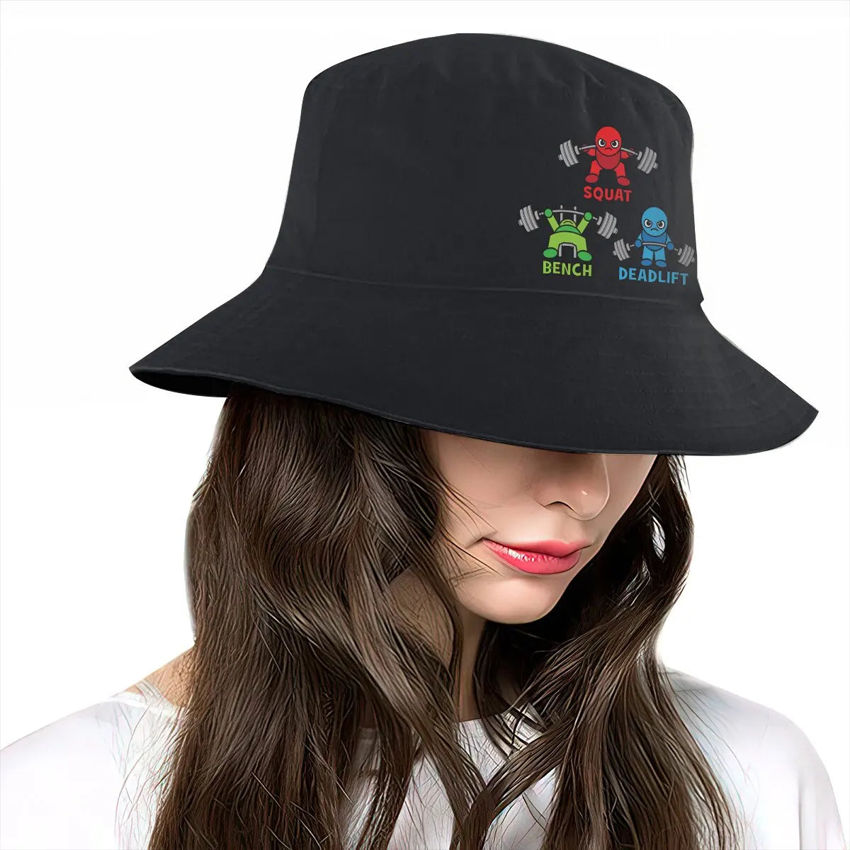 "SQUAT BENCH DEADLIFT" Bucket Hat (UNISEX)