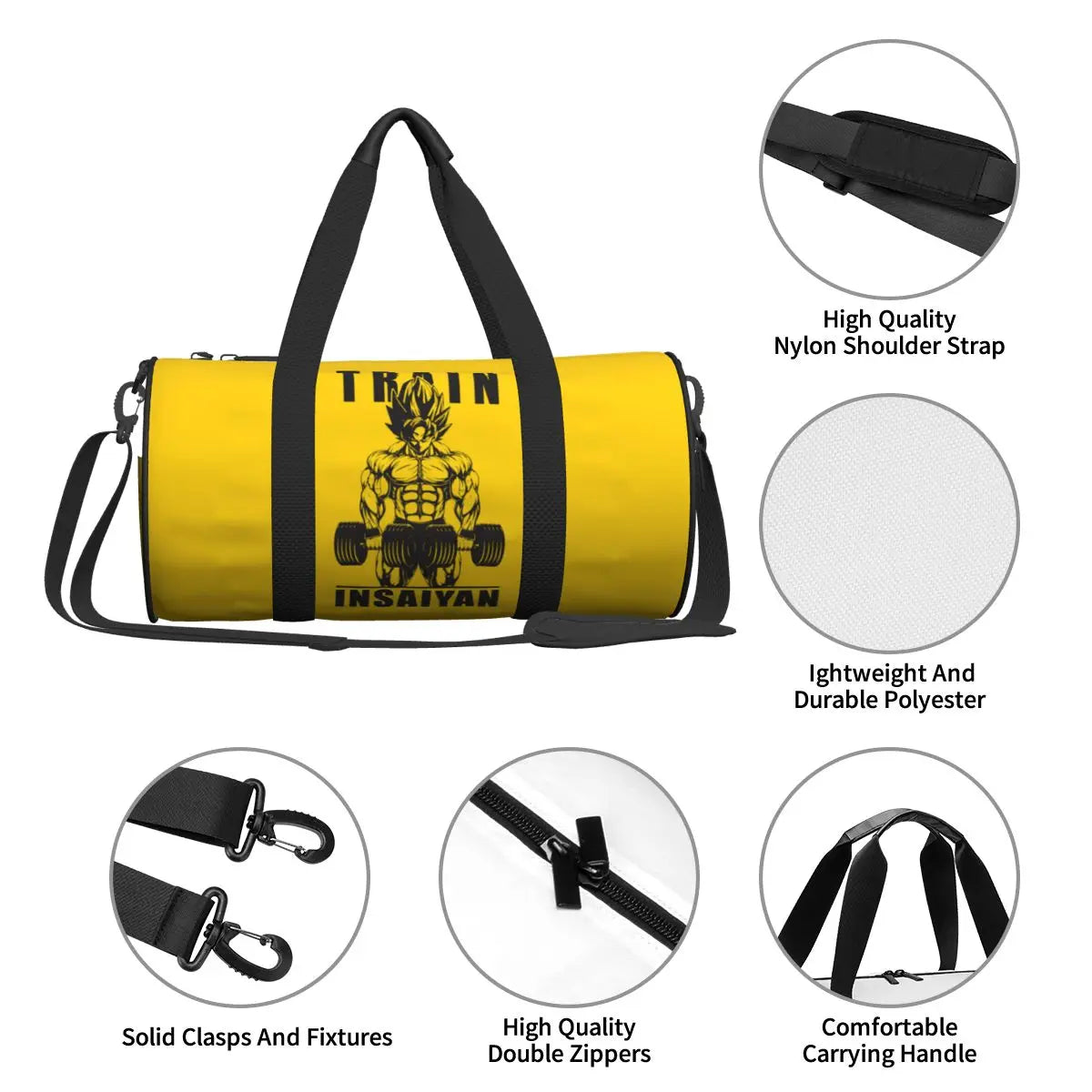 Anime Gym Handbag "TRAIN INSAIYAN" (UNISEX)