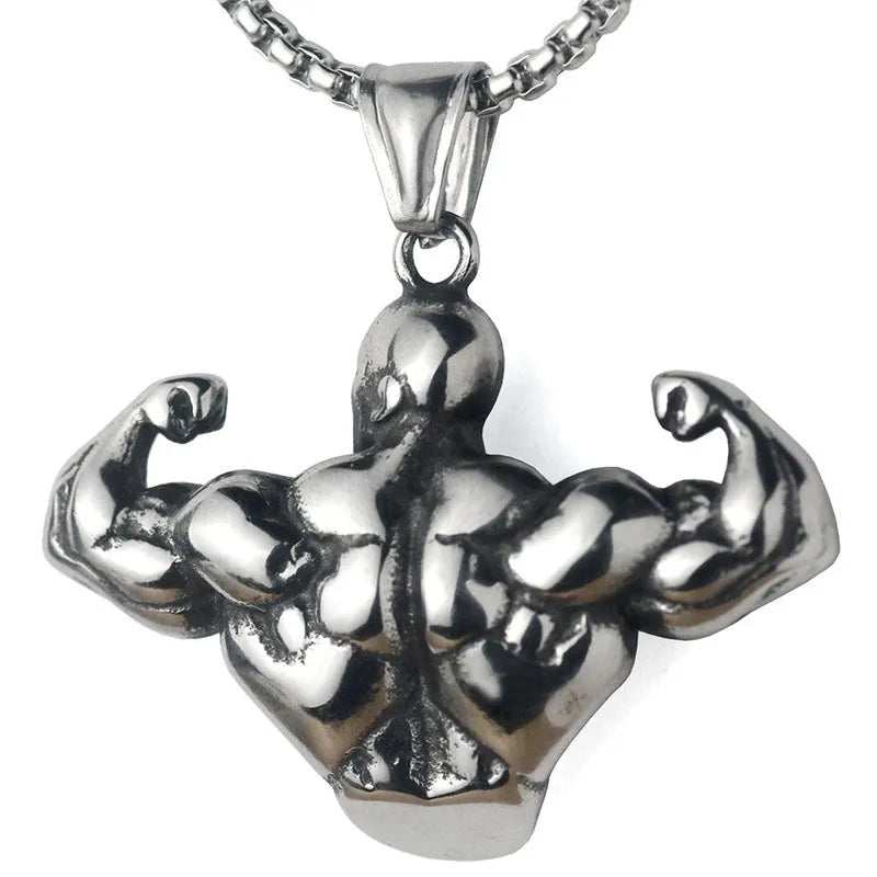 Fitness Necklace With Strongman/Plates/Dumbells (18 Special Necklaces)