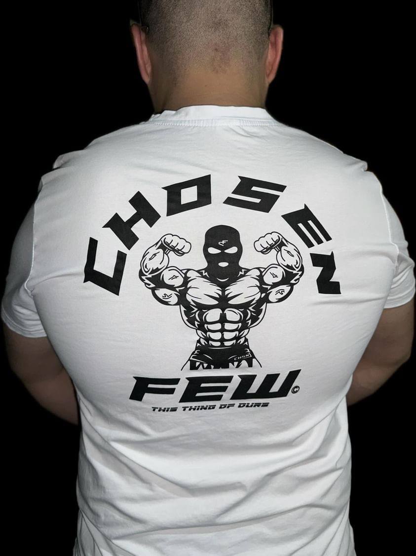 "CHOSEN FEW" Men's Short Sleeve Gym T-shirt (Oversized)